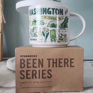 Starbucks Been There Series Washington Mug - Green and Yellow Design